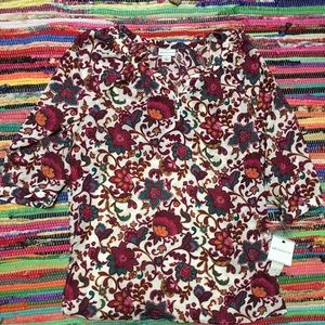 Liz Claiborne Size L Shear top with Cami